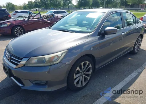 2013 Honda Accord Sport из США, поврежденный, VIN 1HGCR2F50DA058497
